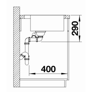 Blanco Andano 340/180-IF/A Infino Push Control