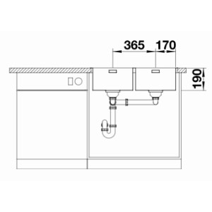 Blanco Andano 340/340-IF/A Infino Push Control