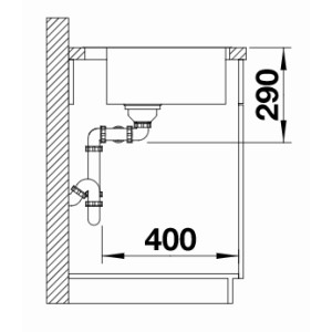 Blanco Andano 400/400-IF/A Infino Push Control