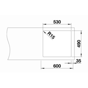 Blanco Andano 500-IF/A Infino Push Control Blanco Andano 500-IF/A Infino Push Control