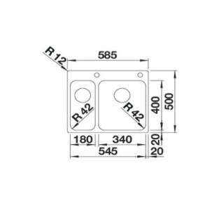 Blanco Solis 340/180-IF/A