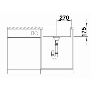 Blanco Zerox 500-IF Durinox Dark Steel