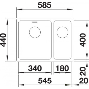 Blanco Andano 340/180-U Blanco Andano 340/180-U
