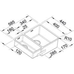 Blanco Claron 340/180-IF/N
