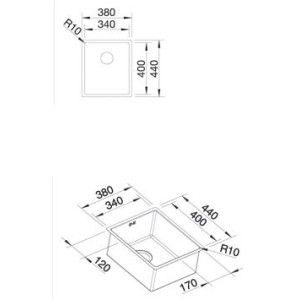 Blanco Claron 340-IF/N