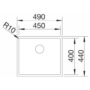 Blanco Claron 450-IF/N
