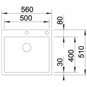 Blanco Claron 500-IF/A