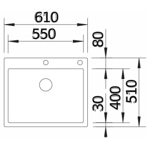 Blanco Claron 550-IF/A