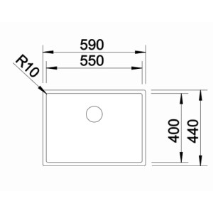 Blanco Claron 550-IF/N