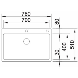 Blanco Claron 700-IF/A