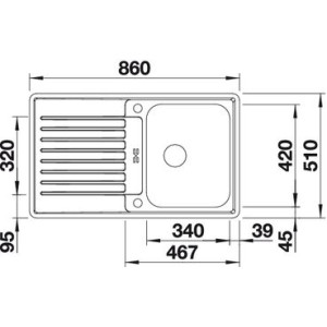Blanco Classic Pro 45S-IF