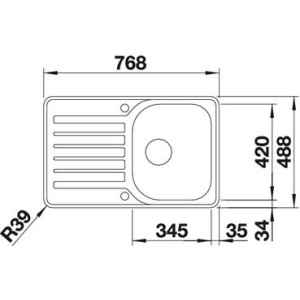 Blanco Lantos 45S-IF Compact