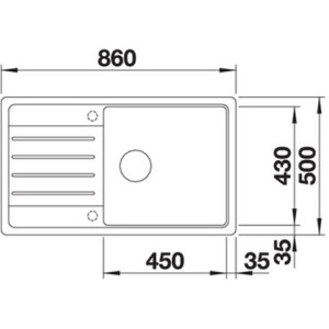 Blanco Legra XL 6 S