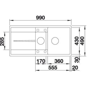 Blanco Metra 6S-F