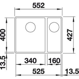 Blanco Subline 340/160-F