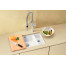 Blanco Subline 350/150-U Ceramic PuraPlus InFino
