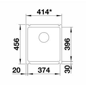Blanco Subline 375-U Ceramic PuraPlus Blanco Subline 375-U Ceramic PuraPlus