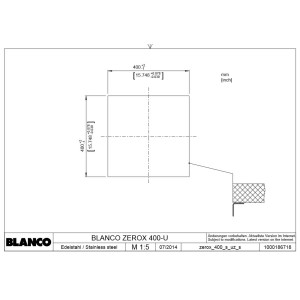 Blanco Zerox 400-U Durinox
