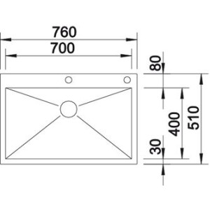 Blanco Zerox 700-IF/A Durinox