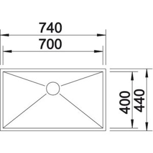 Blanco Zerox 700-IF